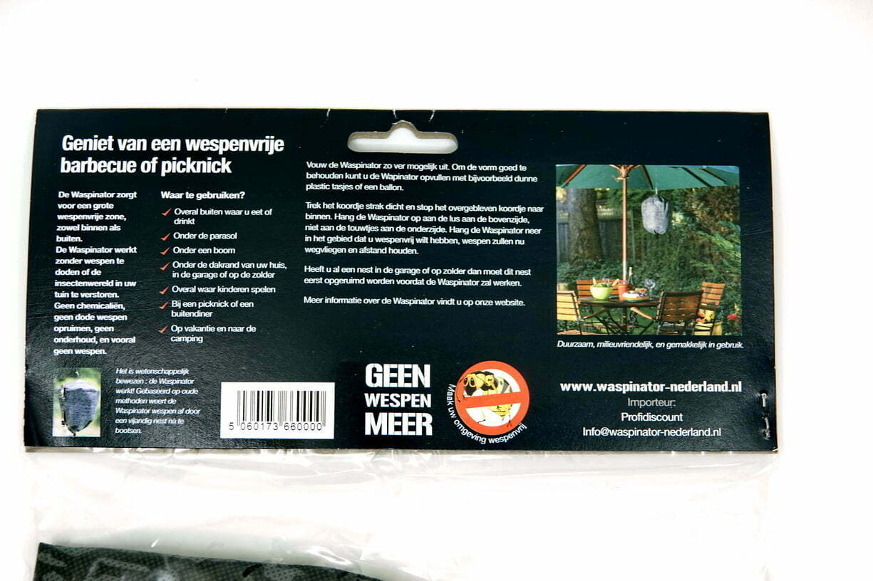 Weg met wespen - Waspinator - zonder gif - Afbeelding 3